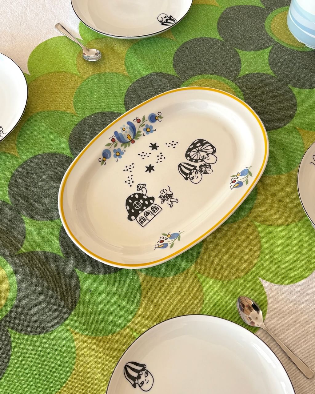 Półmisek z grzybkami - kaszubski