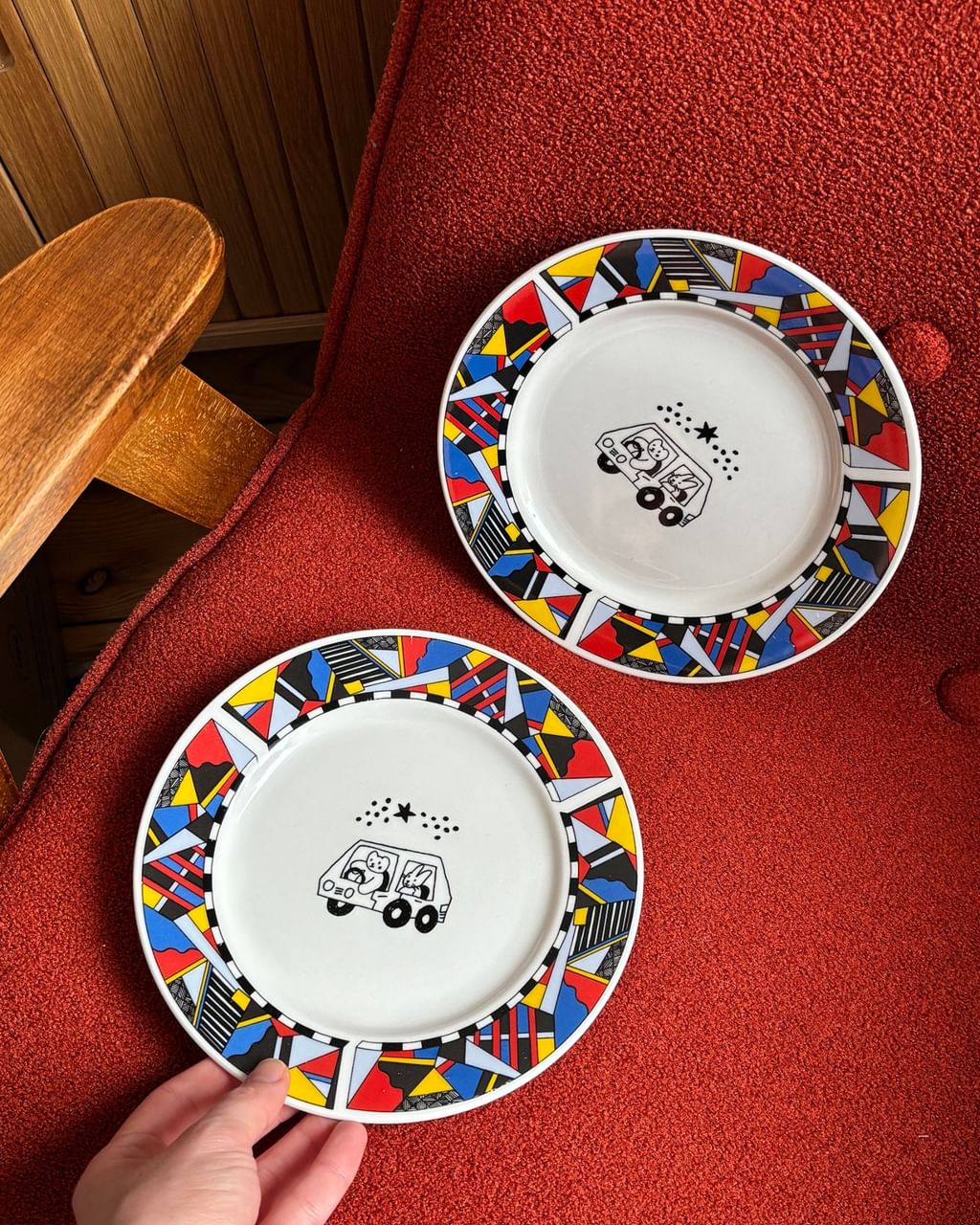 Talerzyk z autkiem i zwierzakami