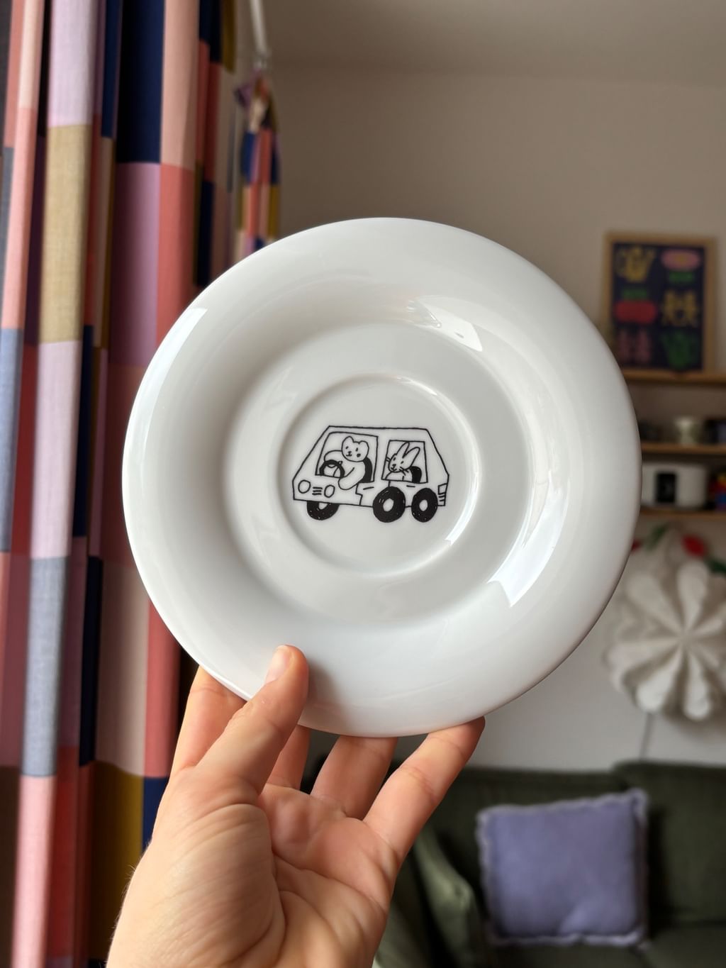 Talerzyk z autkiem z króliczkiem deserowy