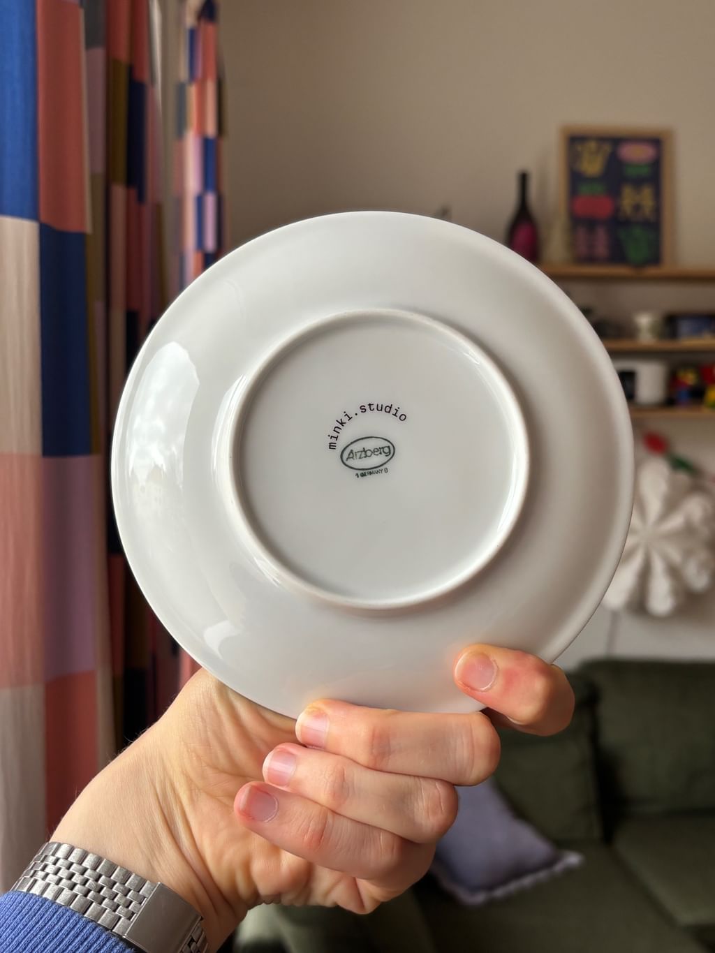 Filiżanka z autkiem i zwierzakami + spodek