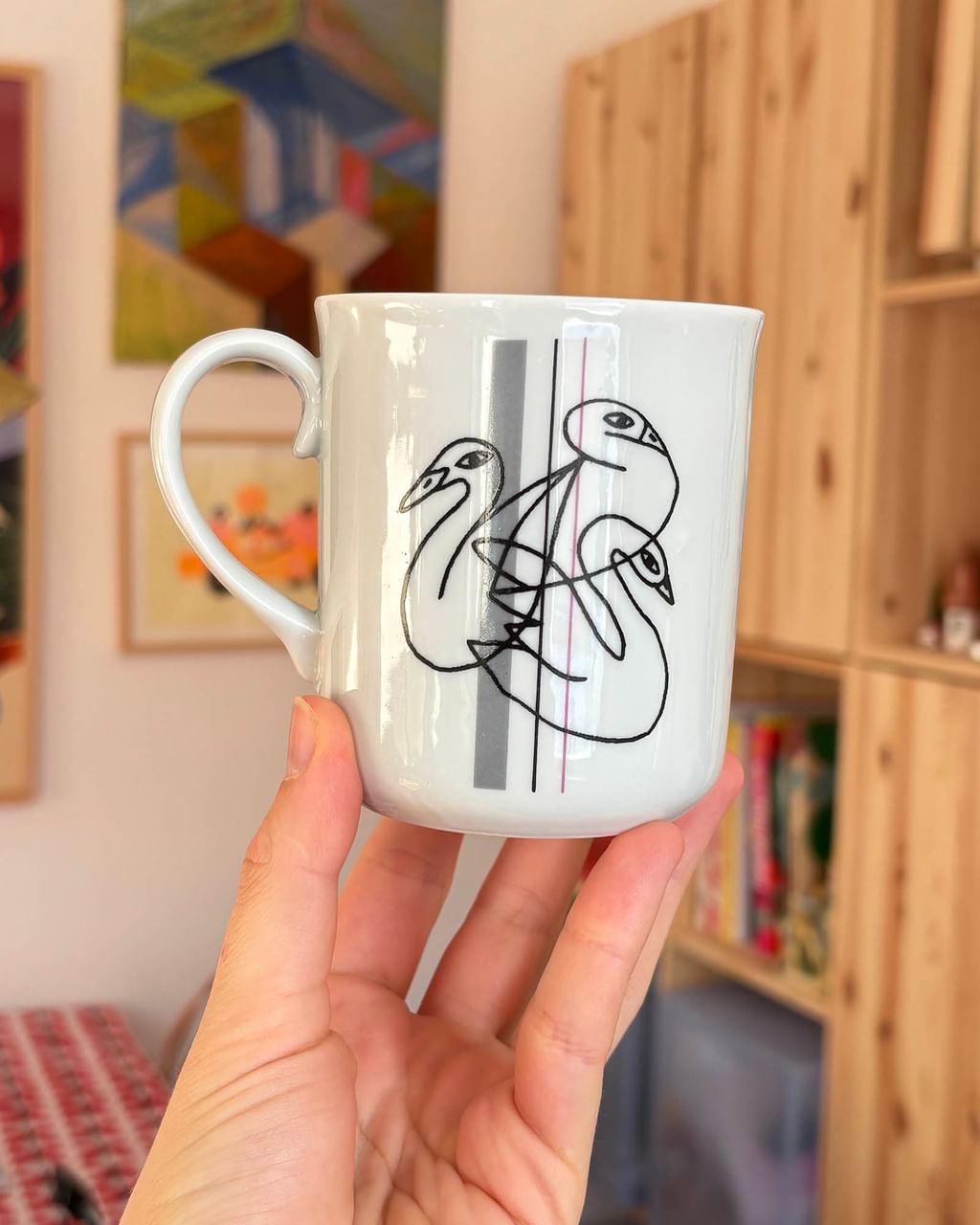 Kubek z łabędziem [OUTLET]