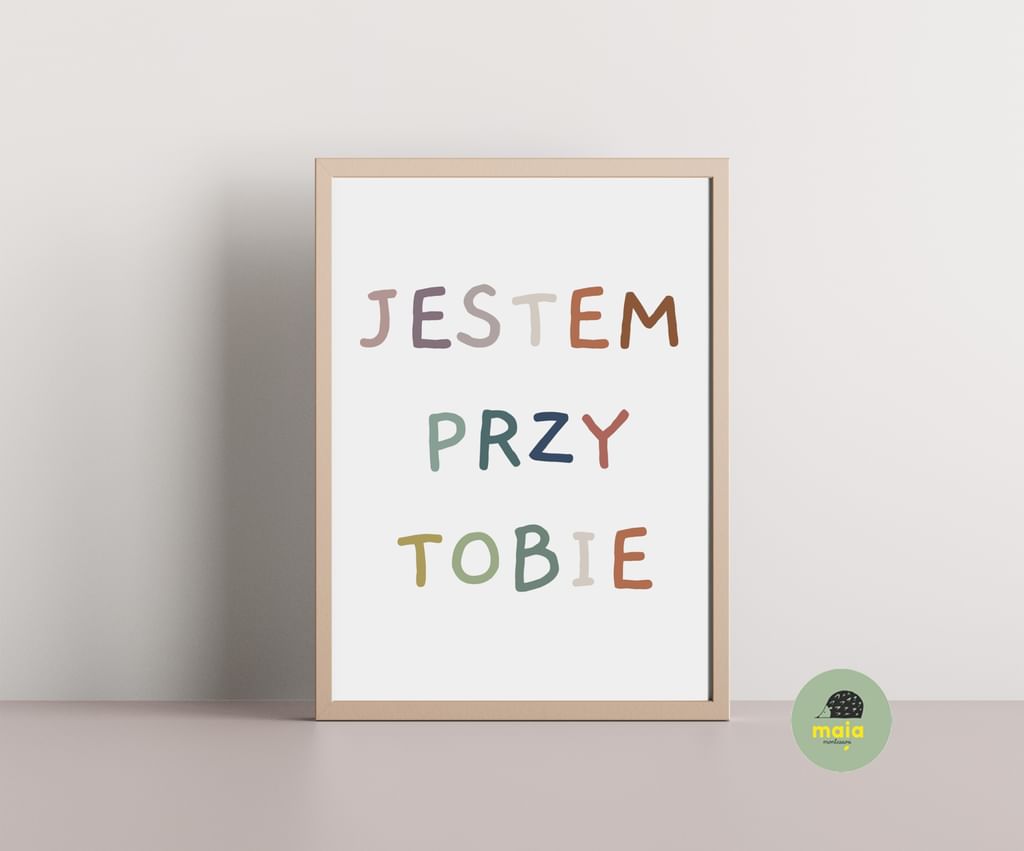 Plakat Jestem przy Tobie