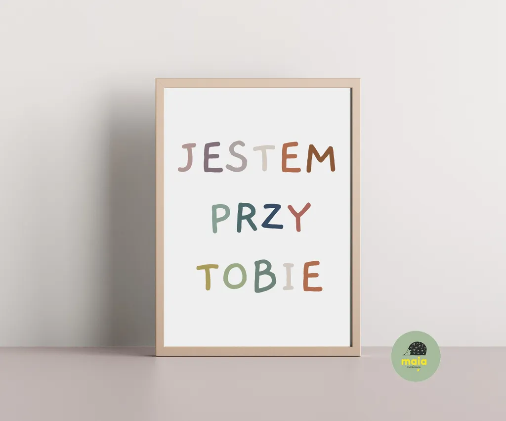 Plakat Jestem przy Tobie