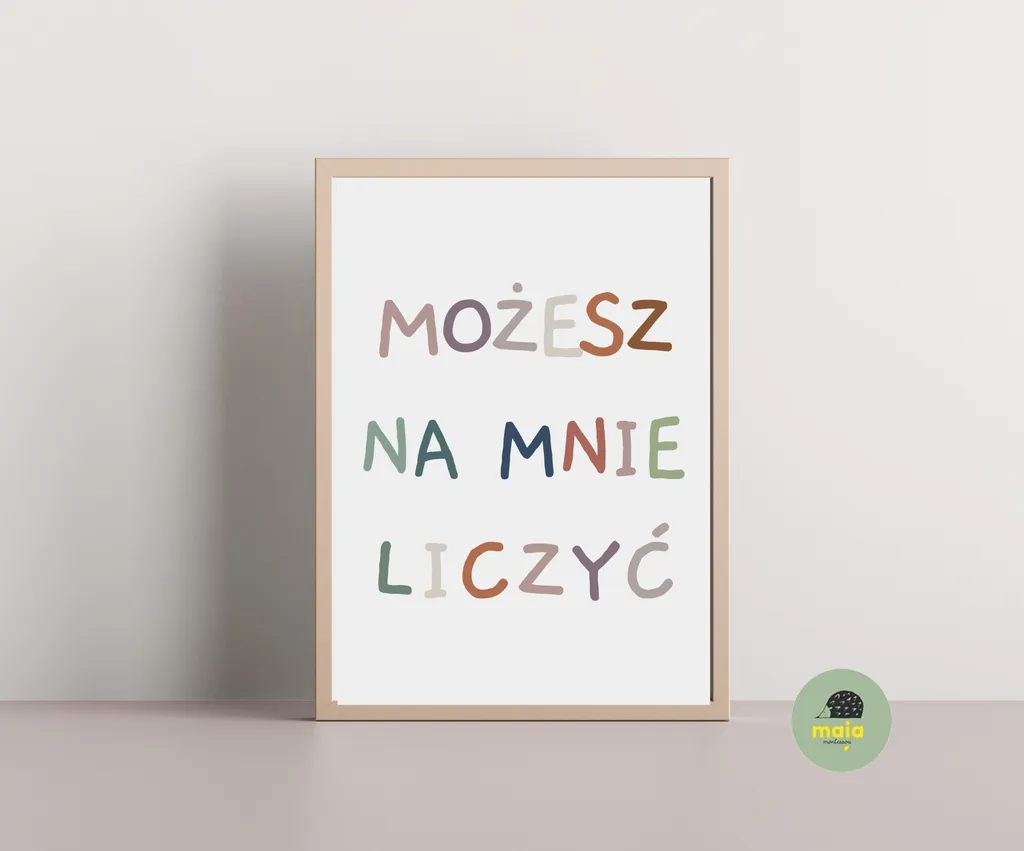 Plakat Możesz na mnie liczyć