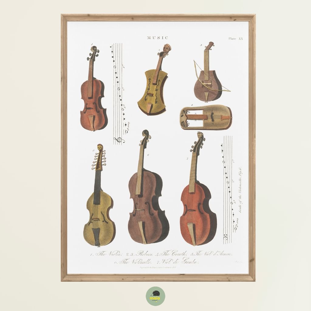 Plakat Muzyka Vintage 1