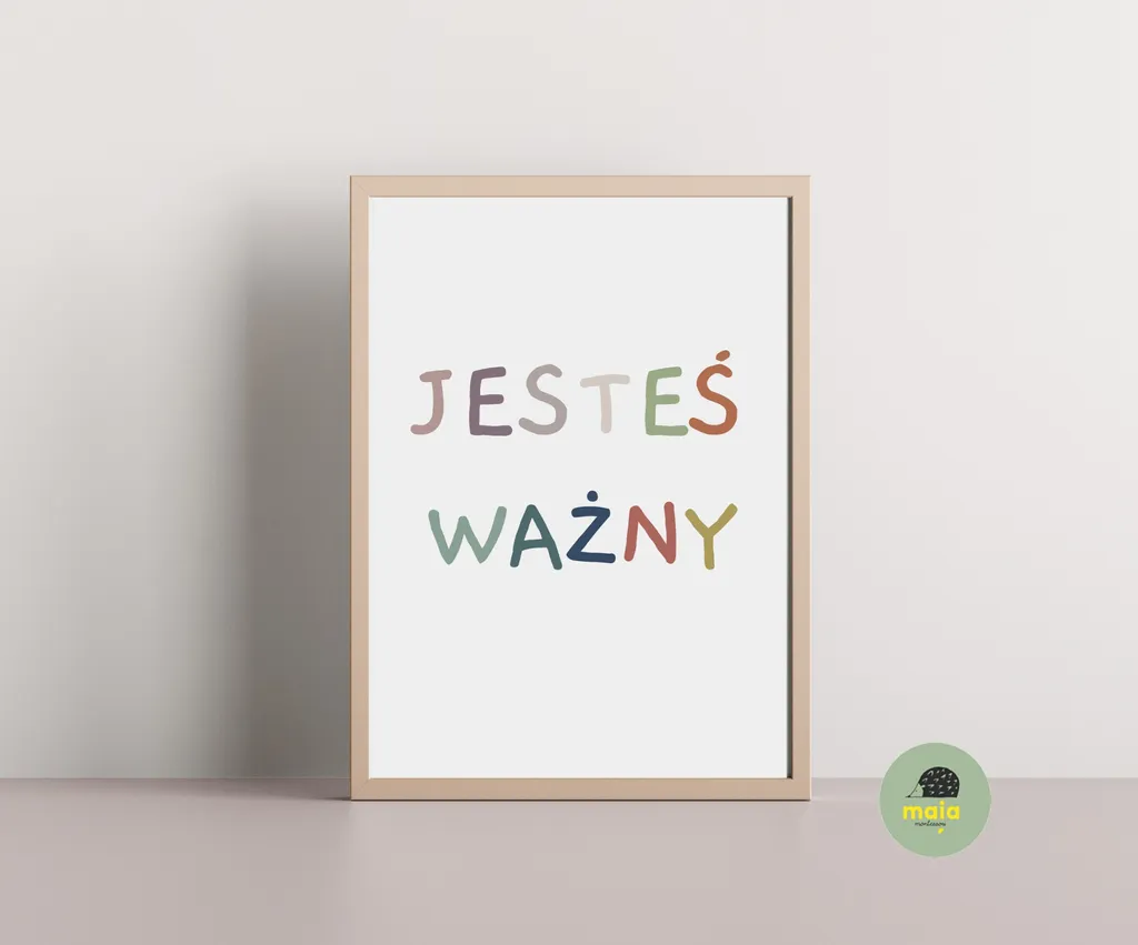 Plakat Jesteś ważny