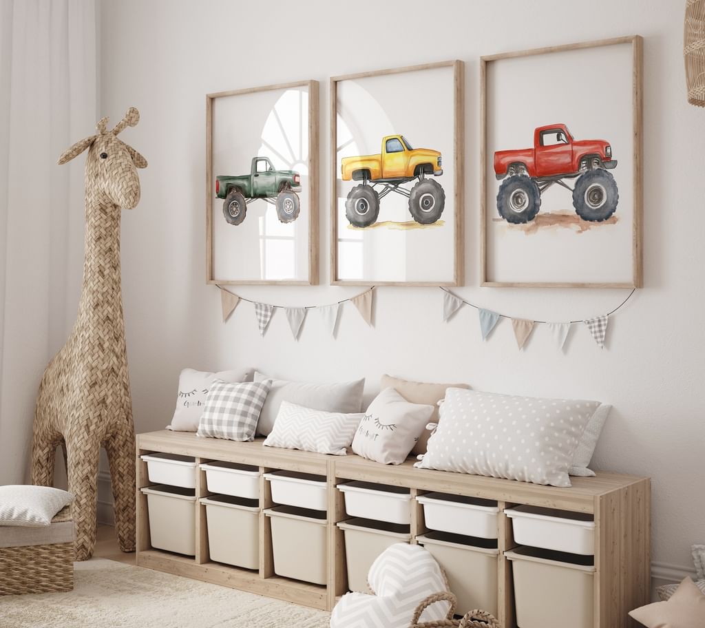 Zestaw 3 plakatów Monstertruck