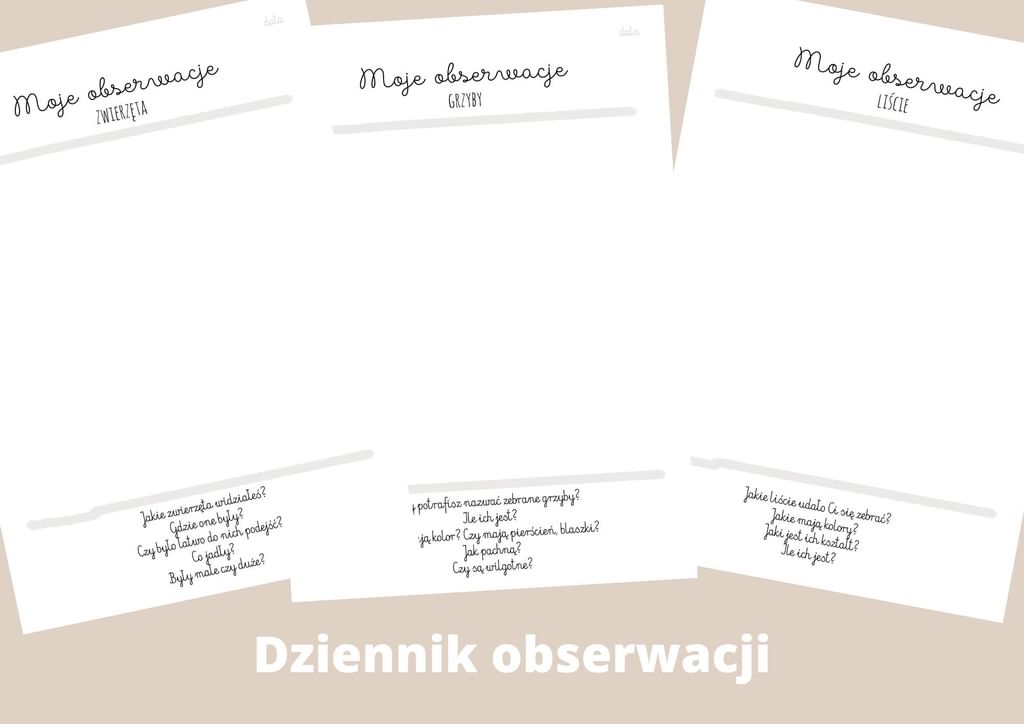 EBOOK "Co niesie JESIEŃ" [ PDF ] kalendarz aktywności i dziennik obserwacji przyrody