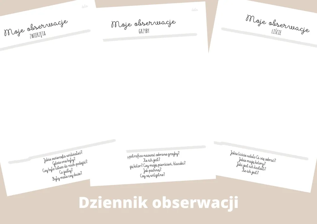EBOOK "Co niesie JESIEŃ" [ PDF ] kalendarz aktywności i dziennik obserwacji przyrody