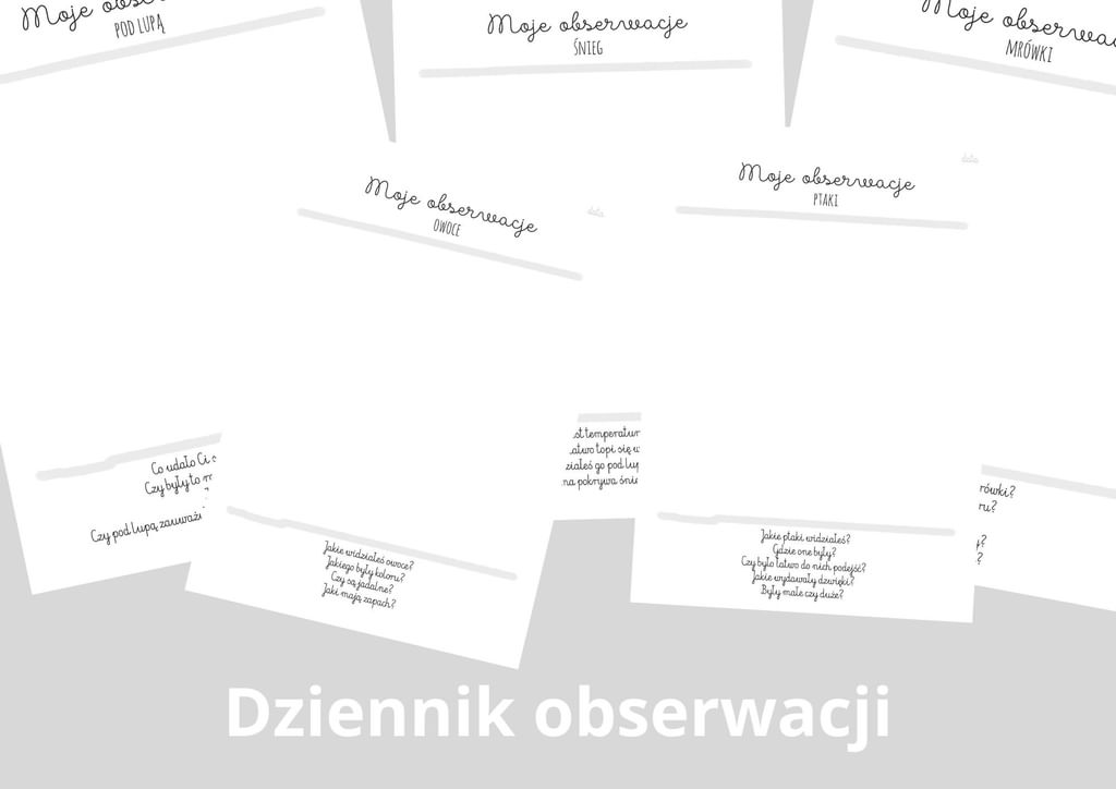 EBOOK "Jak się trzyma ZIMA" [ PDF ] kalendarz aktywności i dziennik obserwacji przyrody