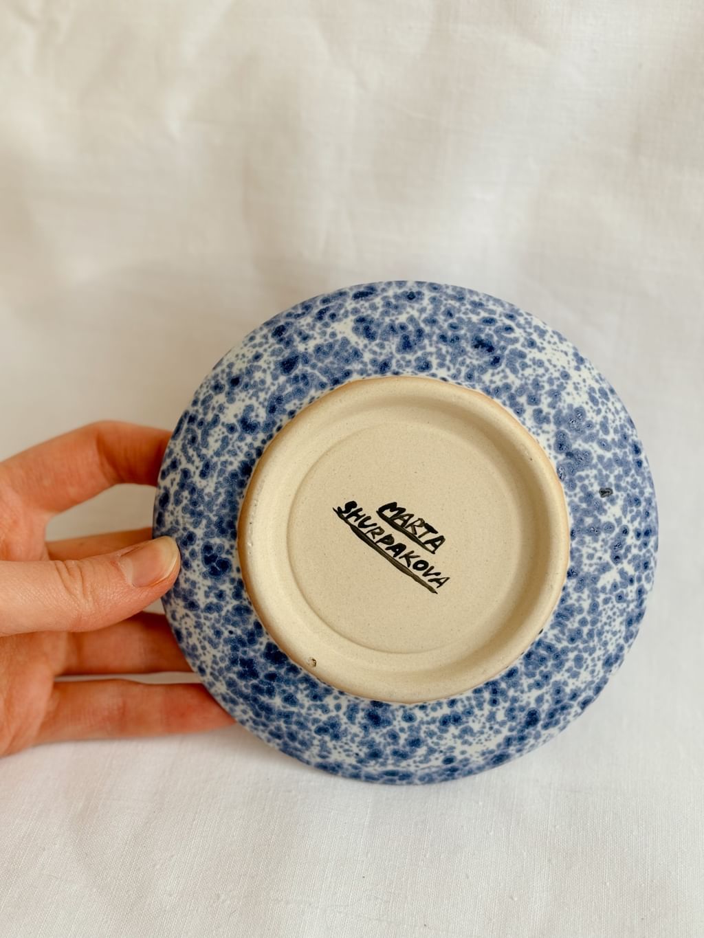 Talerz ceramiczny mini z małpą