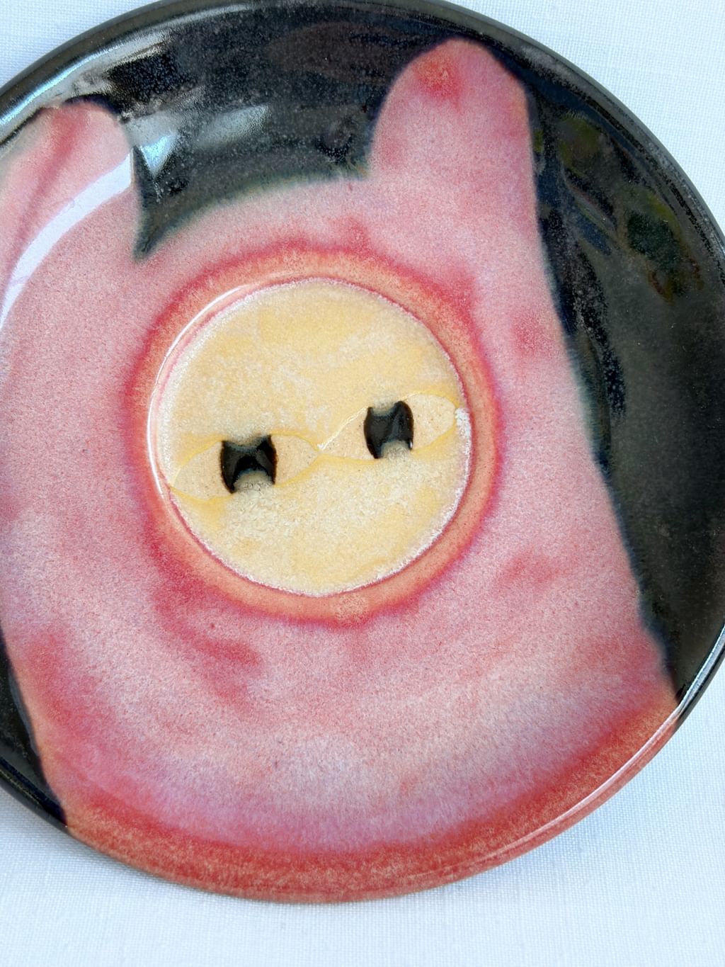 Talerz ceramiczny mini ze stworkiem 