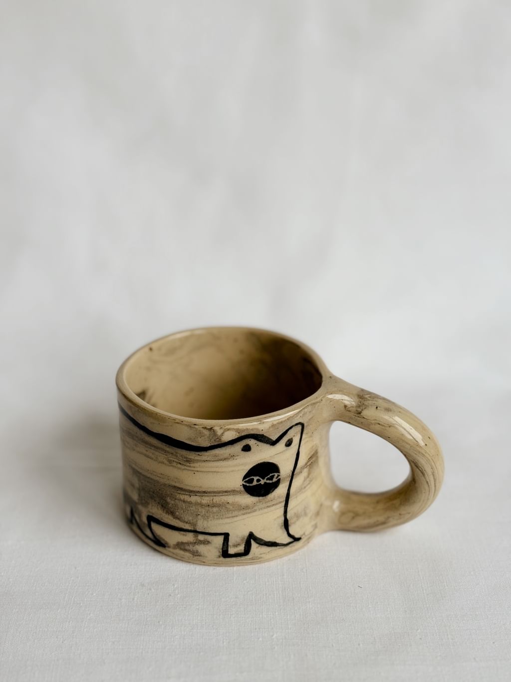 Kubek nerikomi z kotem 