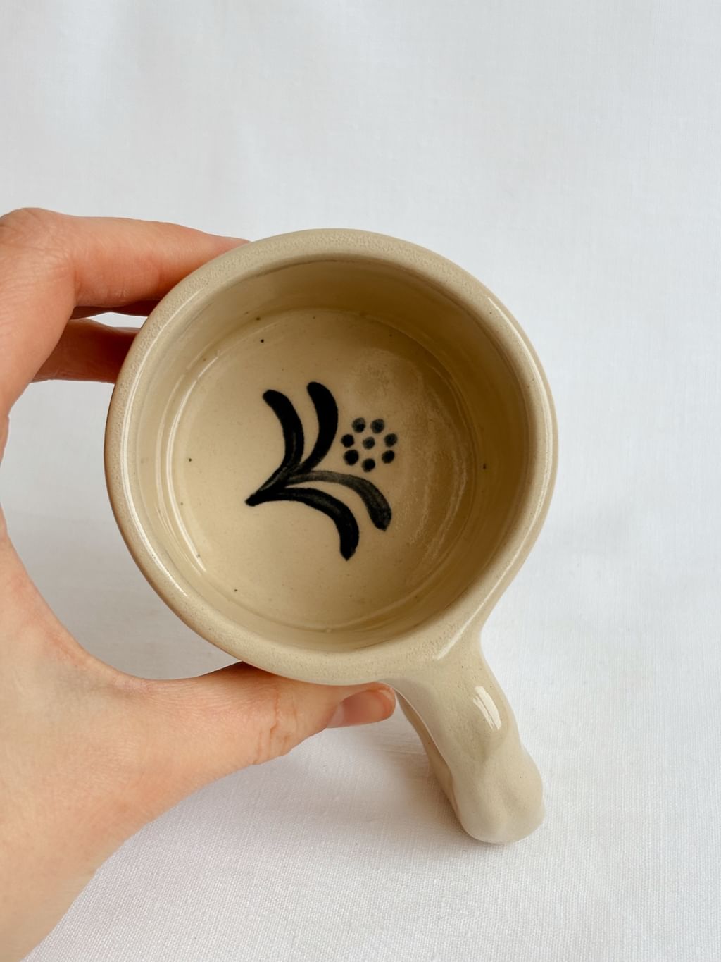 Kubek ceramiczny mini z małpą