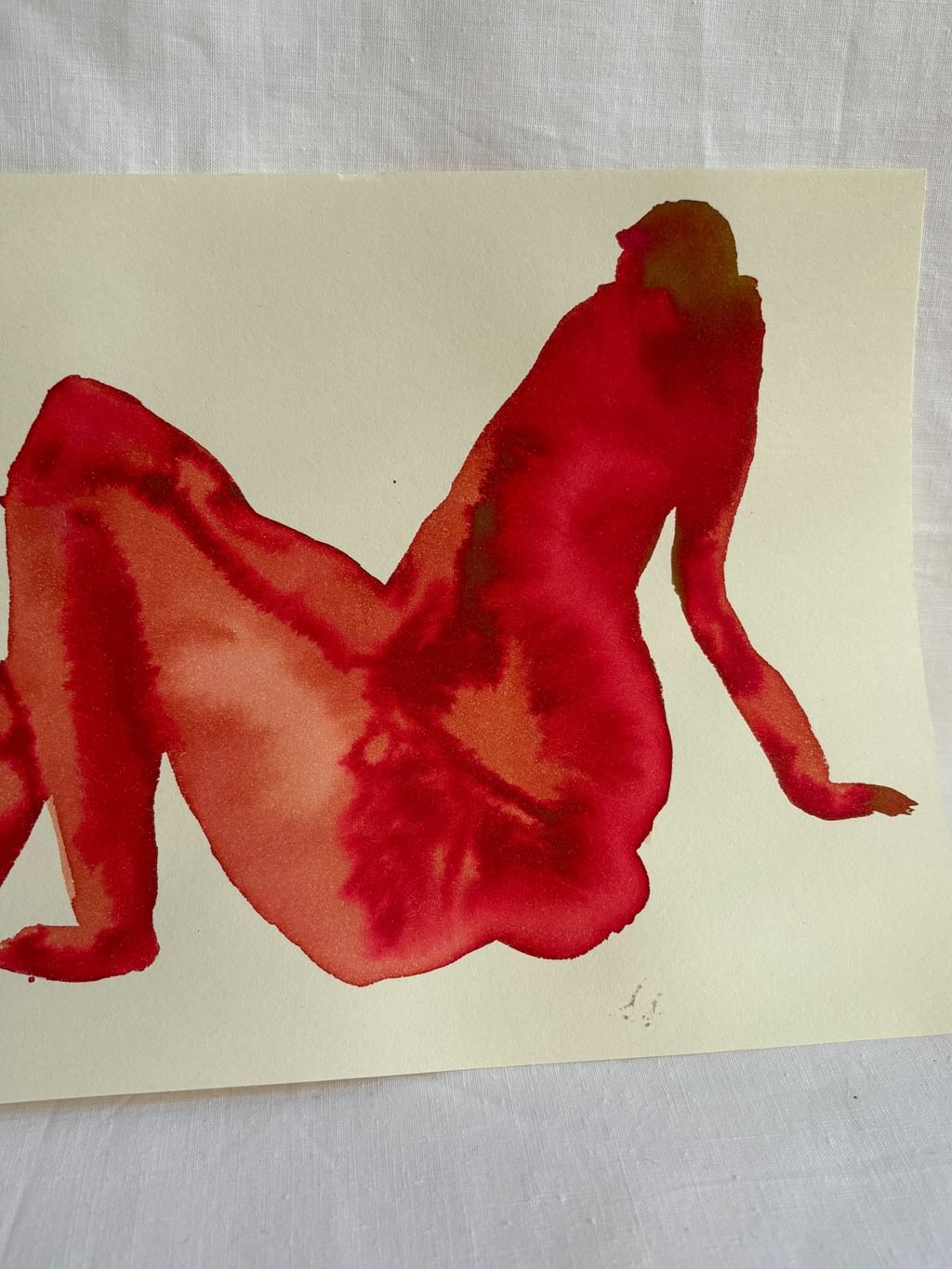 Life drawing sketch