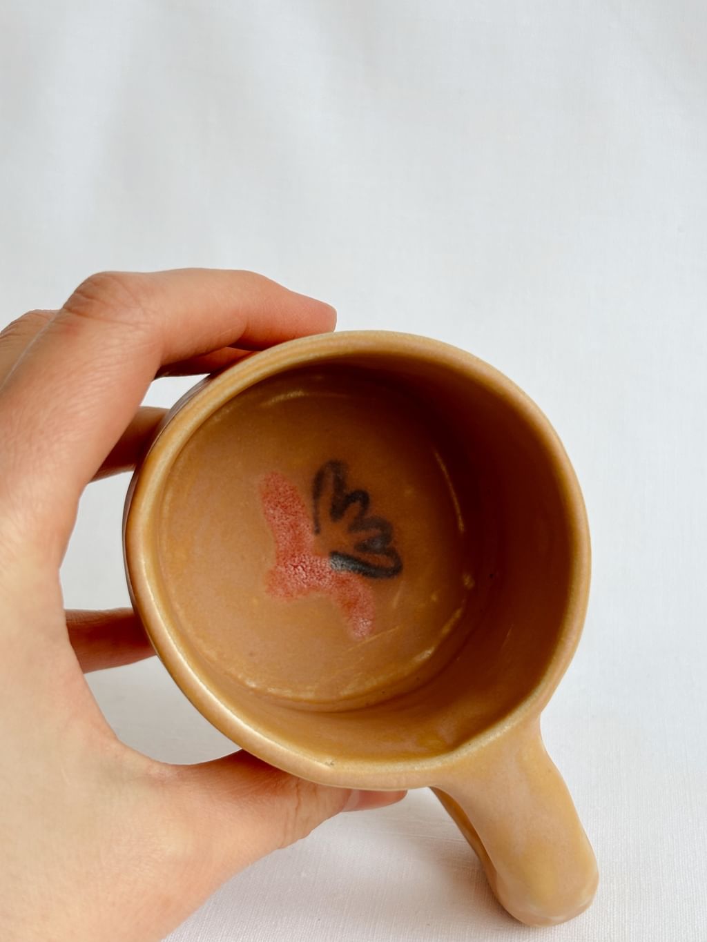 Kubek ceramiczny mini z małpą