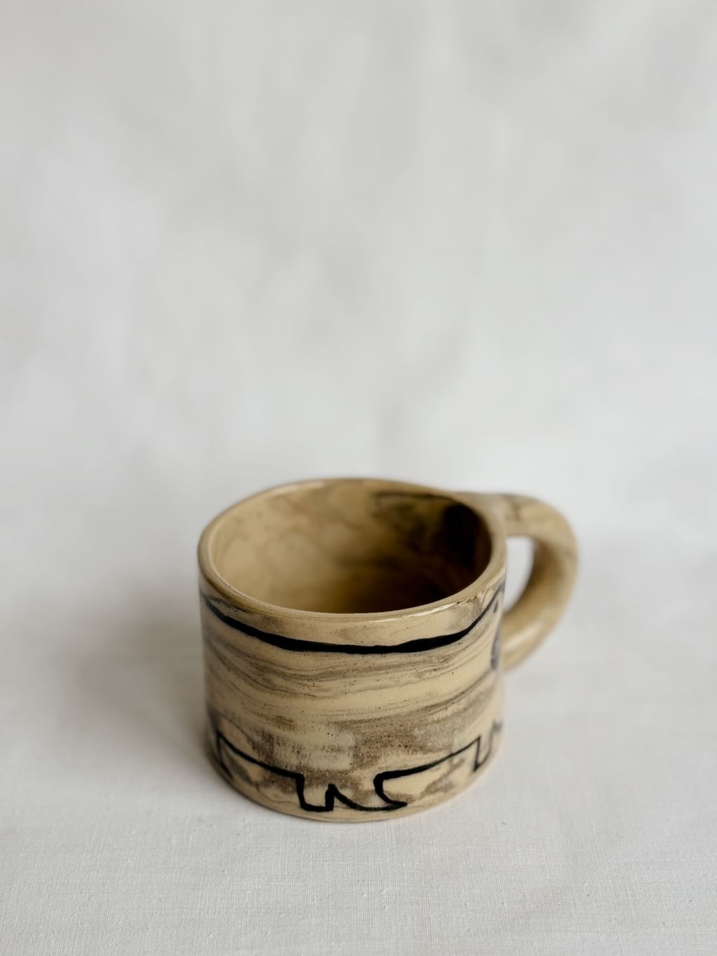 Kubek nerikomi z kotem 