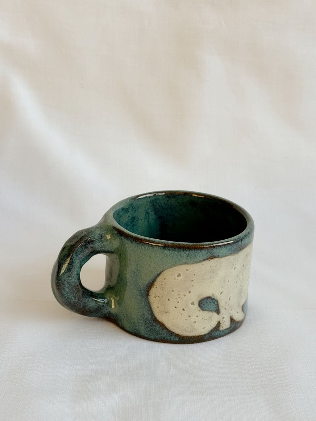 Kubek ceramiczny mini z kotem 