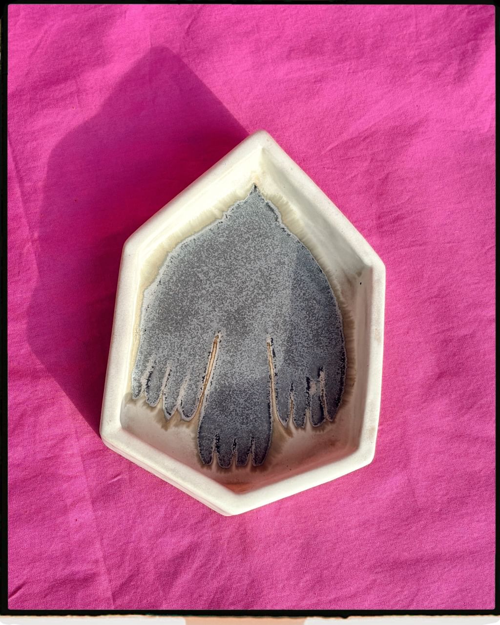 Talerz Domek z ptakiem