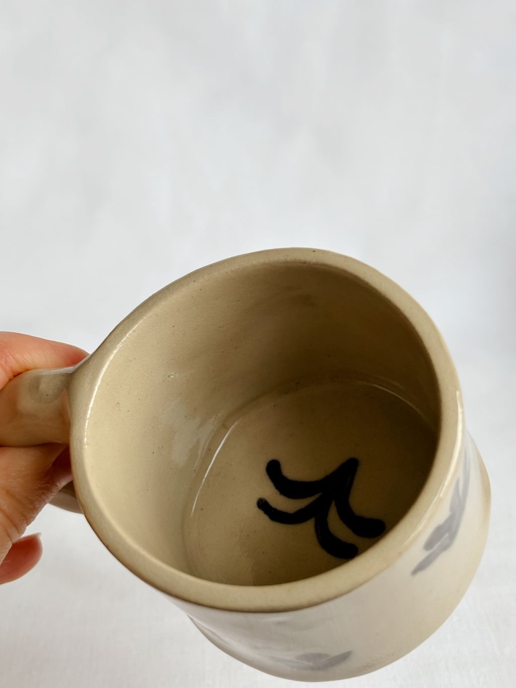 Kubek ceramiczny mini z małpą