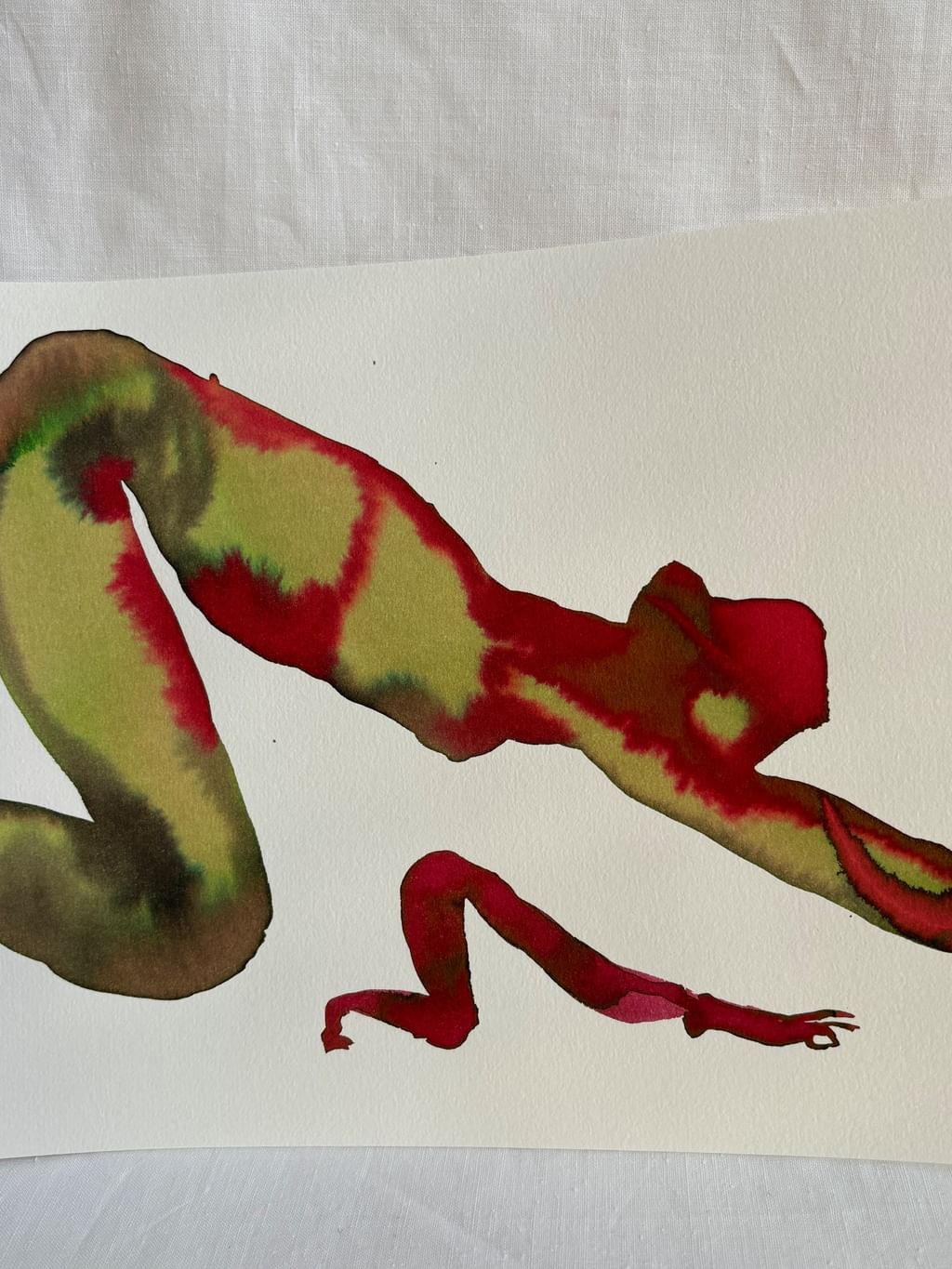 Life drawing sketch