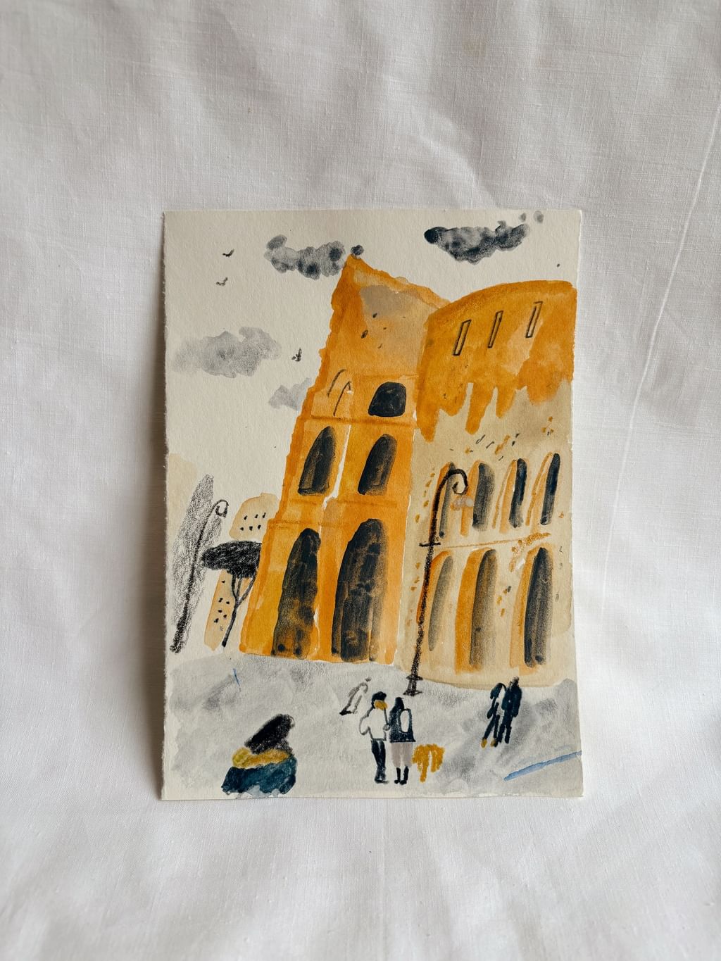 Sketch " Rome, Colosseum" 