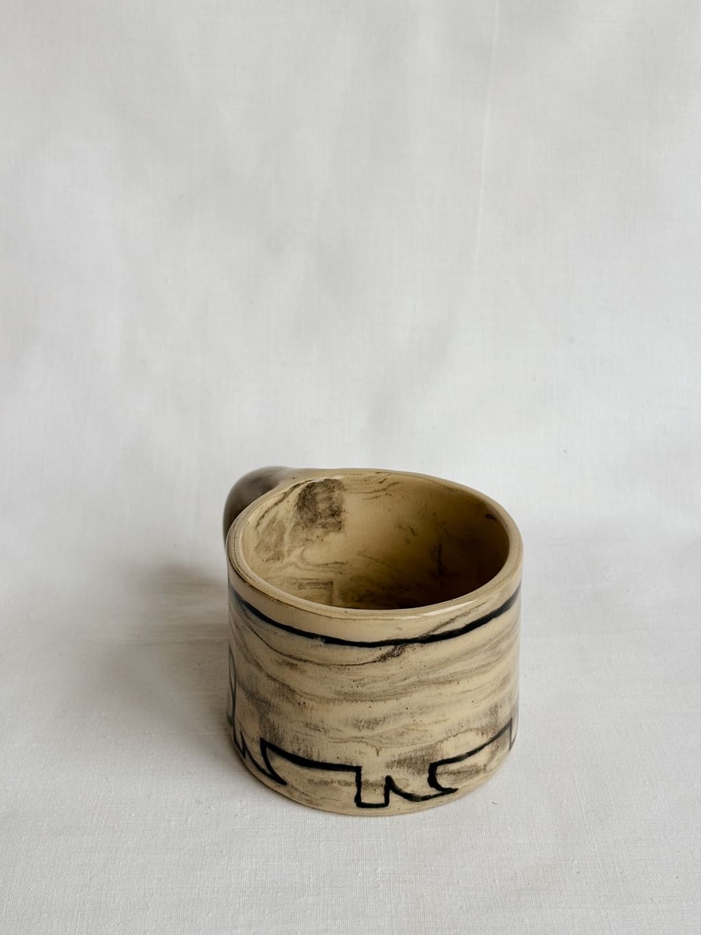 Kubek nerikomi z kotem 