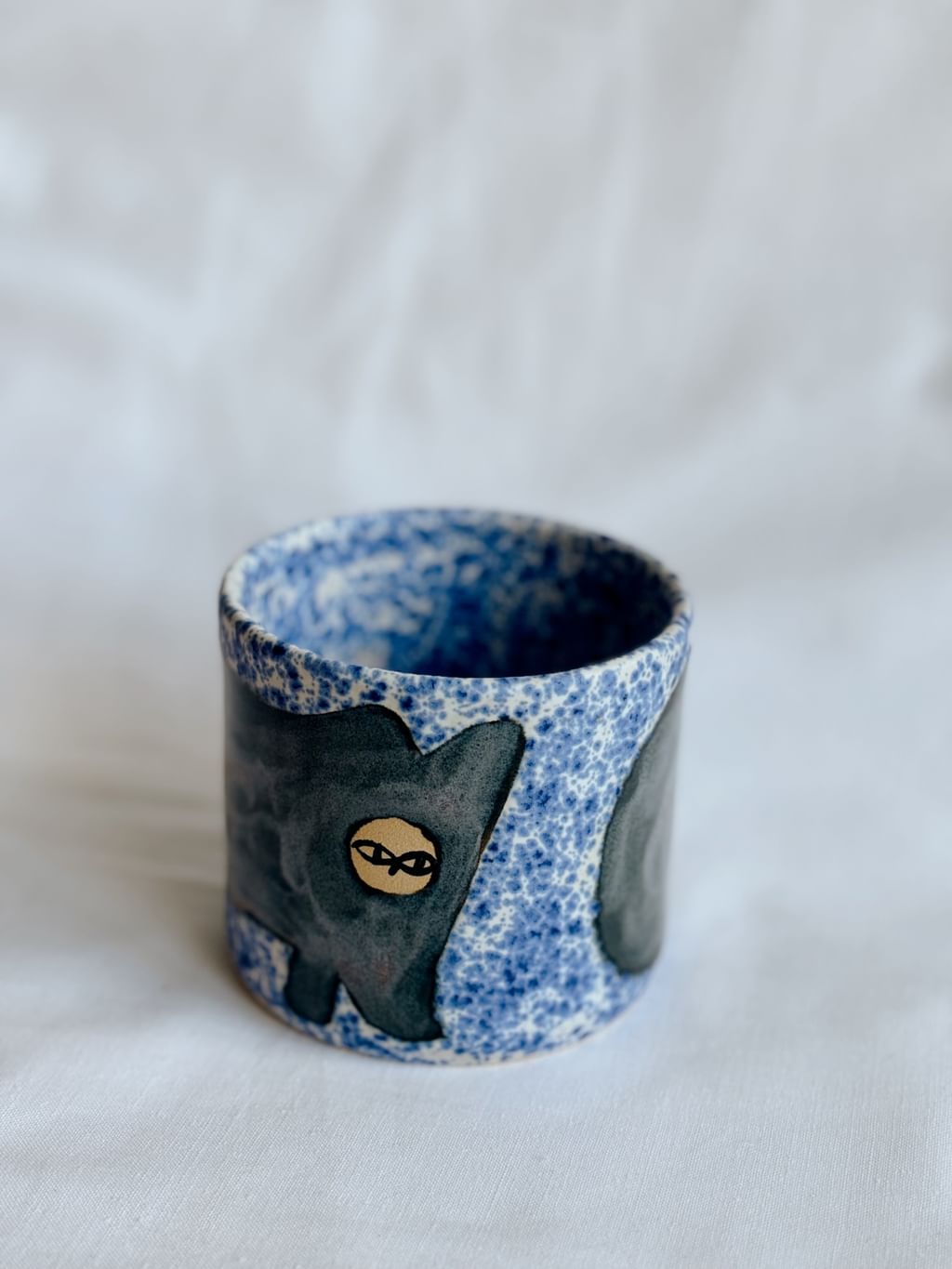 Czarka z granatowym kotem