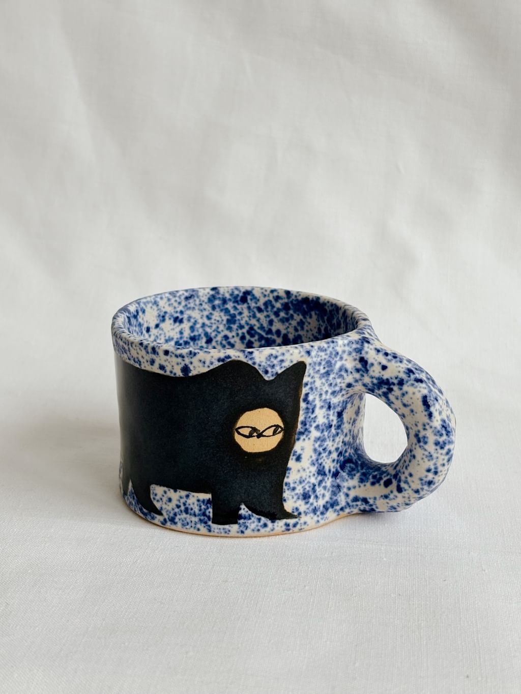 Kubek ceramiczny mini z kotem