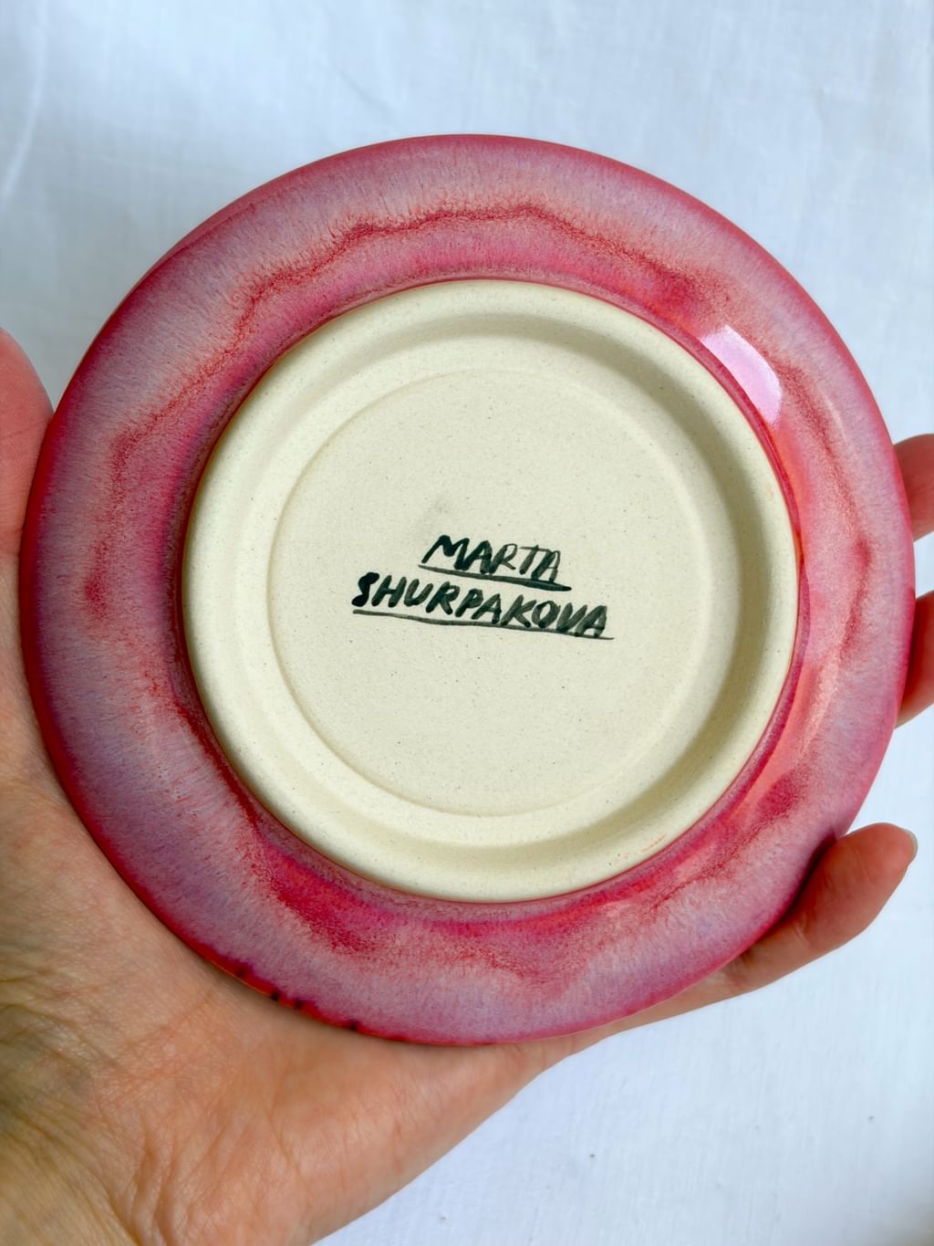 Talerz ceramiczny mini ze stworkiem 