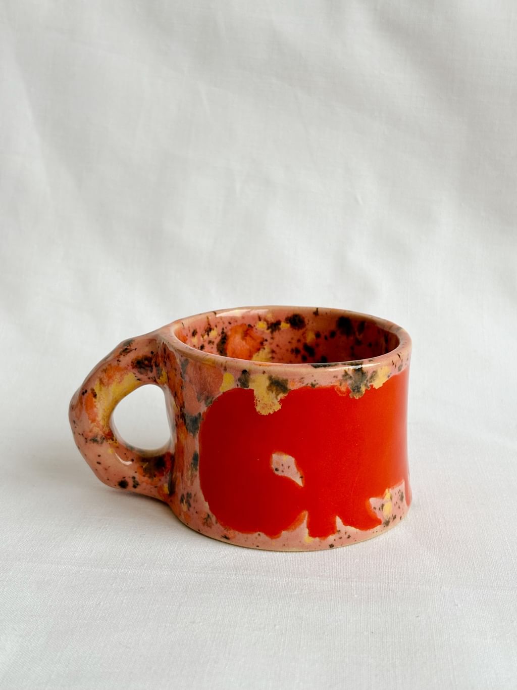 Kubek ceramiczny mini z kotem  