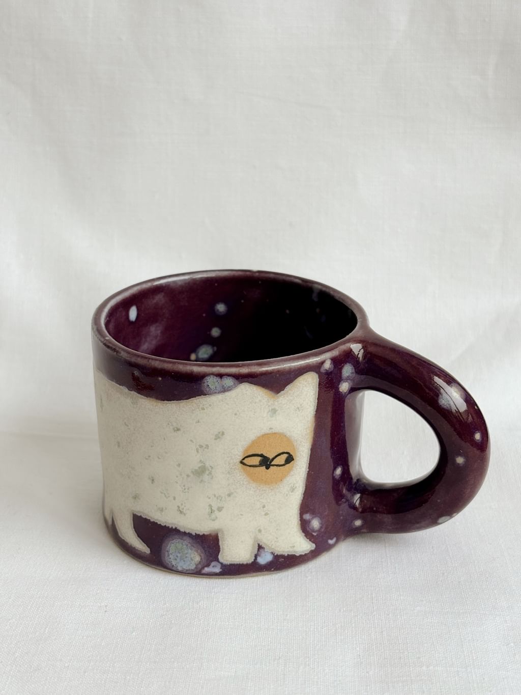 Kubek ceramiczny z kotem | 170 ml 