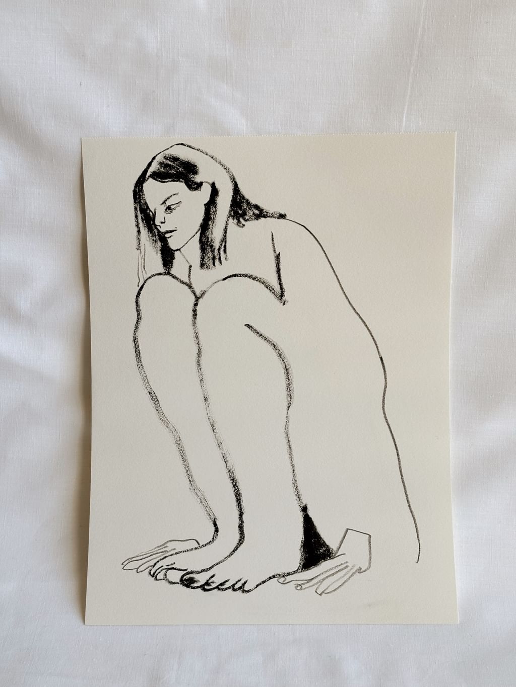 Life drawing sketch