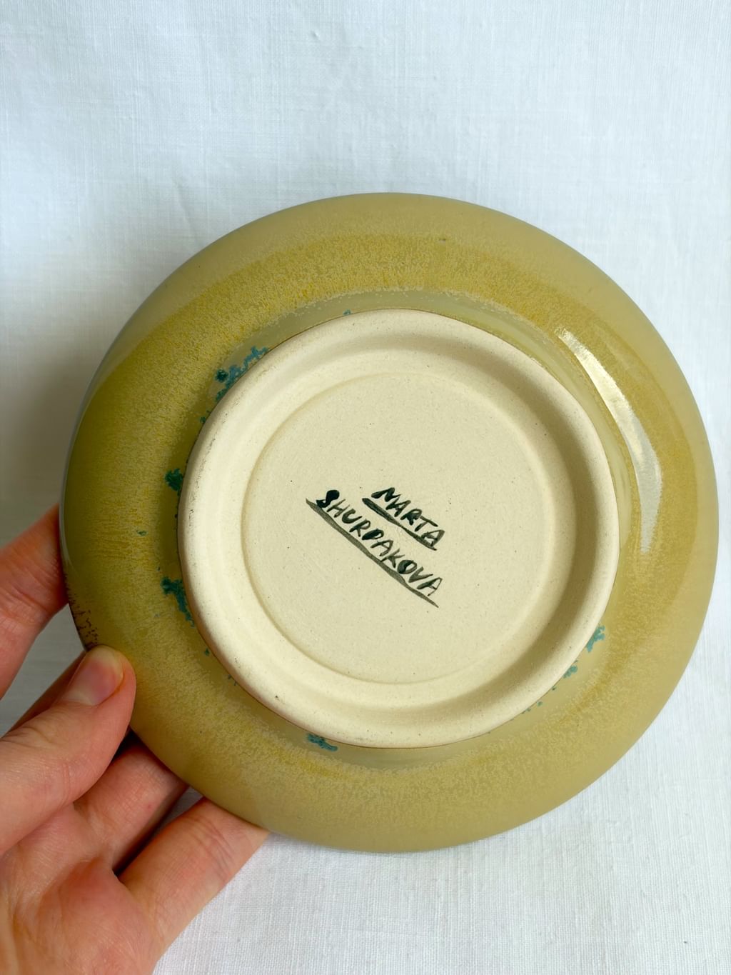 Talerz ceramiczny mini z królikiem