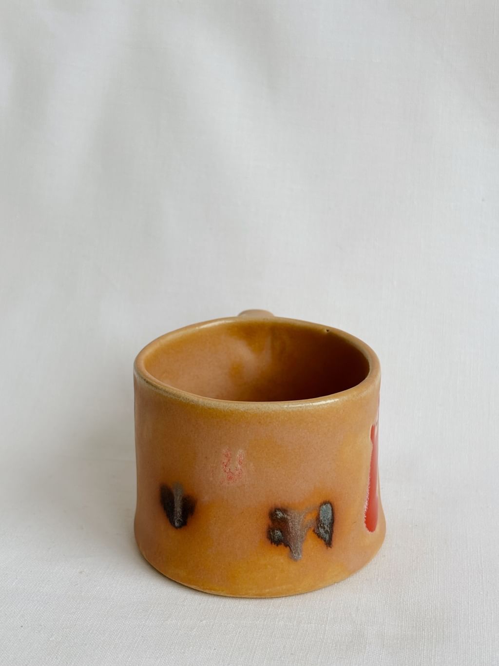 Kubek ceramiczny mini z małpą