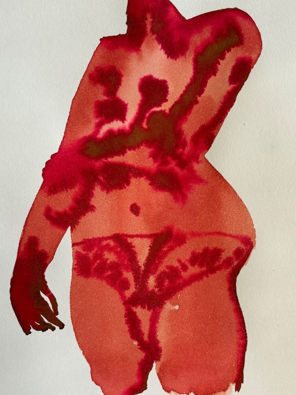 Life drawing sketch 