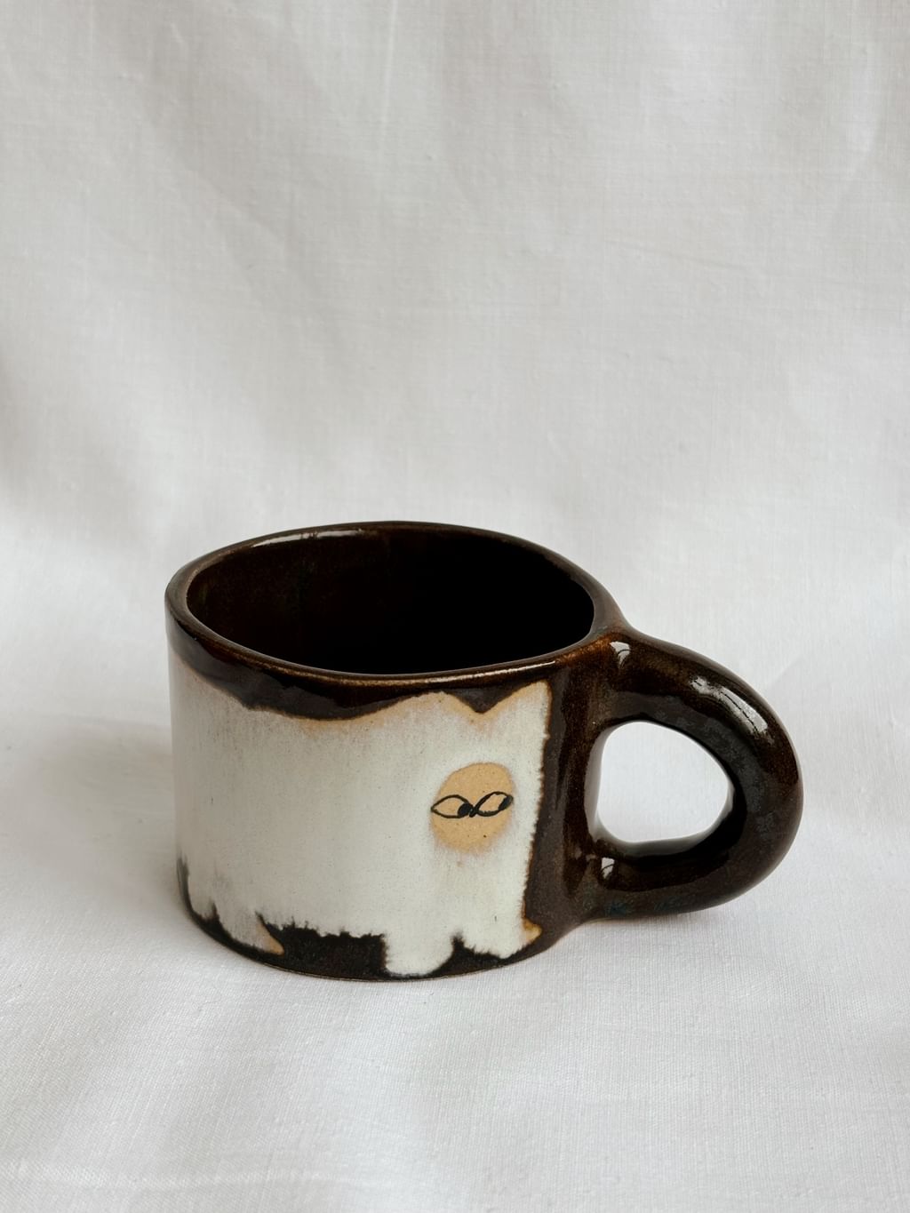 Kubek ceramiczny z kotem | 170 ml