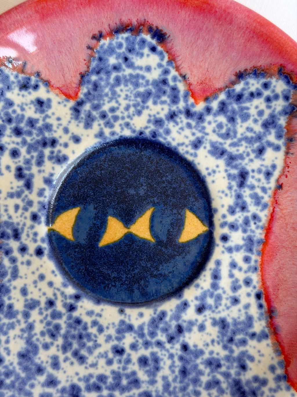 Talerz ceramiczny mini ze stworkiem 