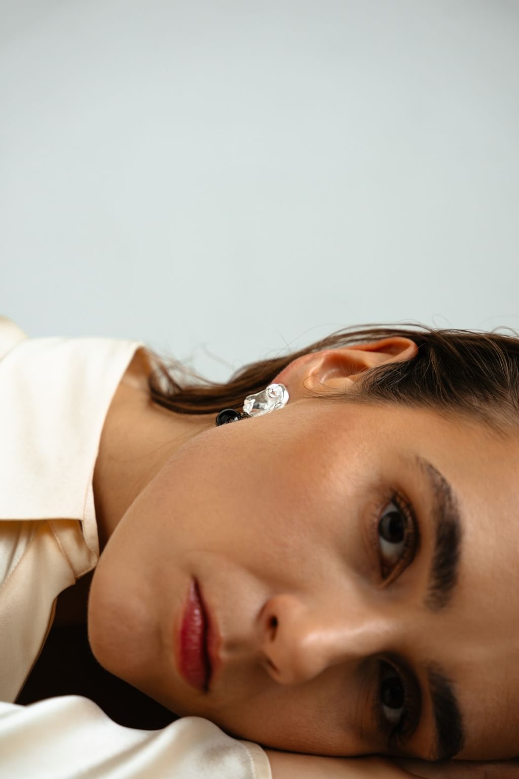 SHELL EARRINGS + BLACK ONYX