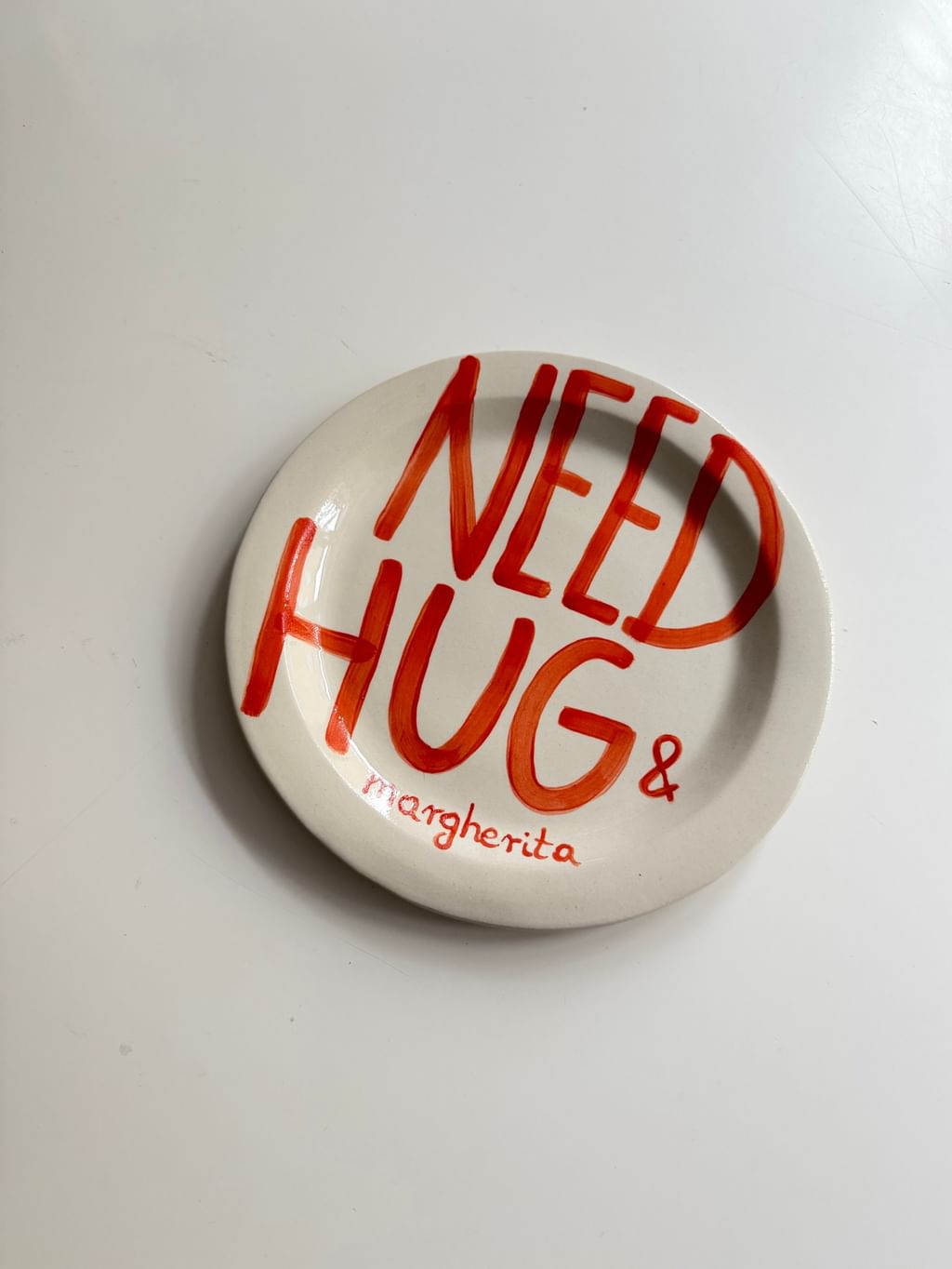 Talerz "Need Hug & Margherita"
