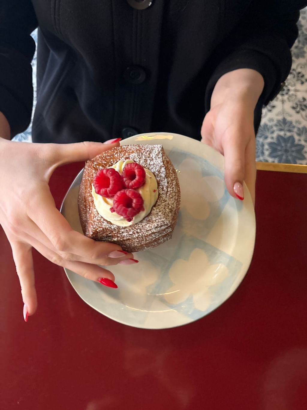 Talerz " Blue Flowers "