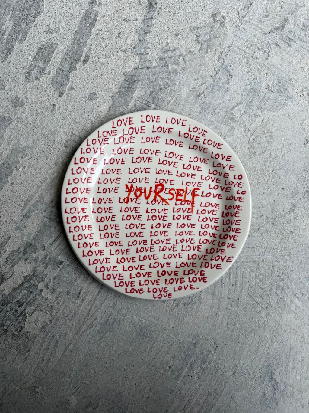 Talerz "Love Yourself"