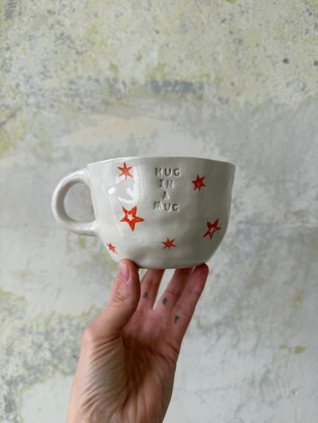 Kubek "Hug ina a Mug" w gwiazdki