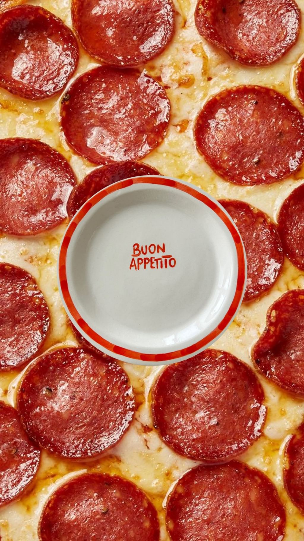 Plate "Buon Appetito"