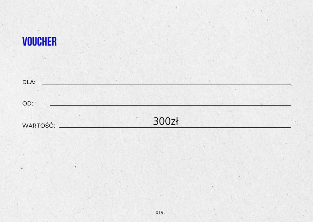 Voucher Podarunkowy 