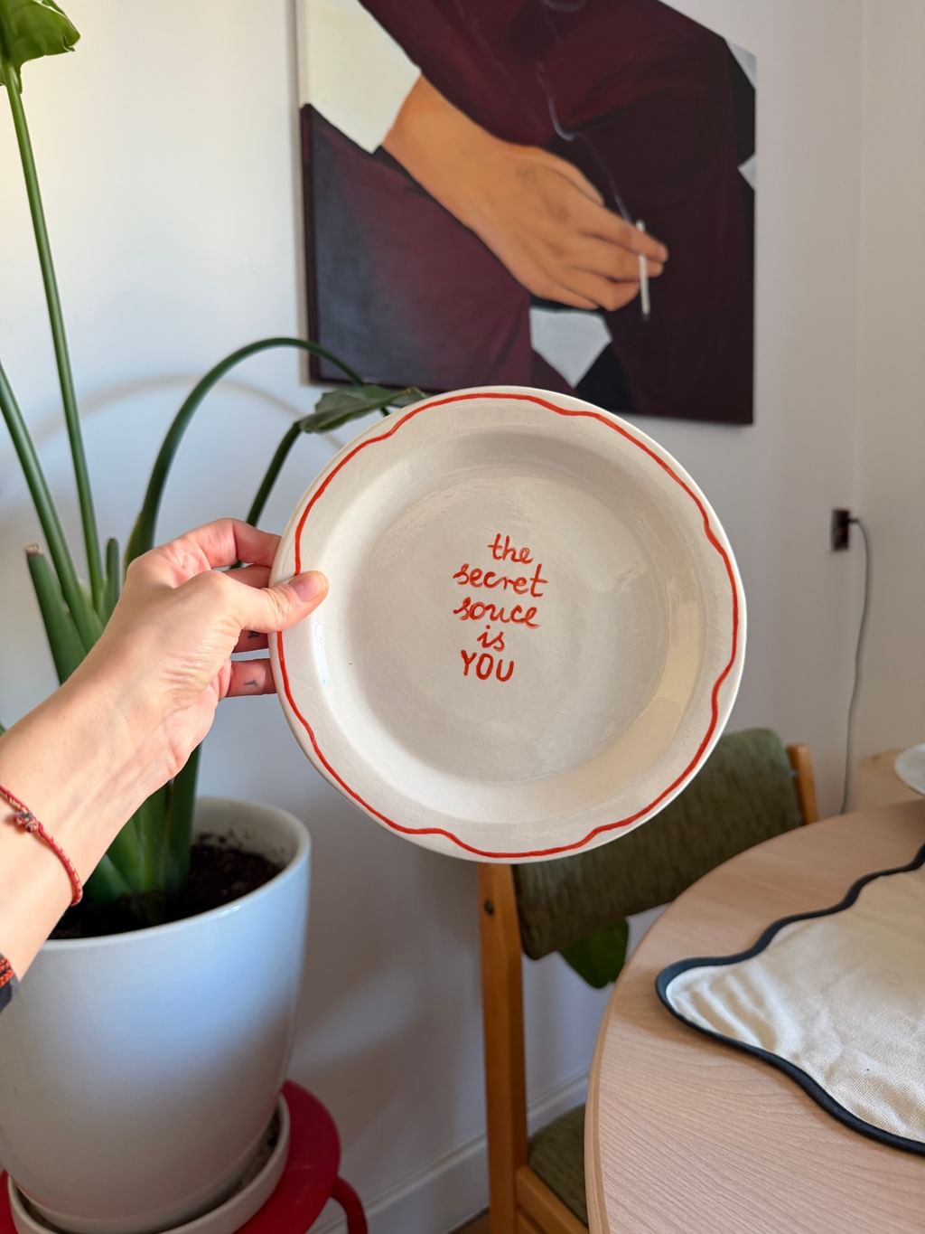 Talerz " The Secret sauce is YOU " outlet