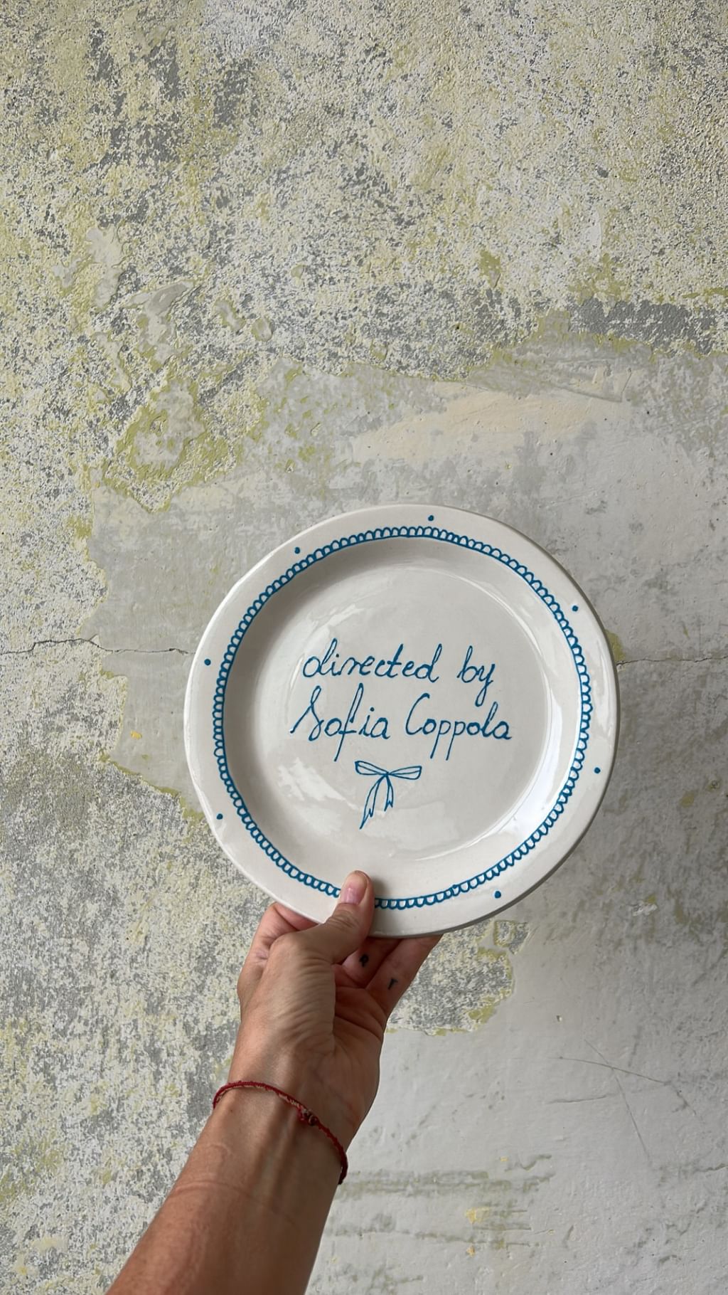 Plate " Directed by Sofia Coppola "