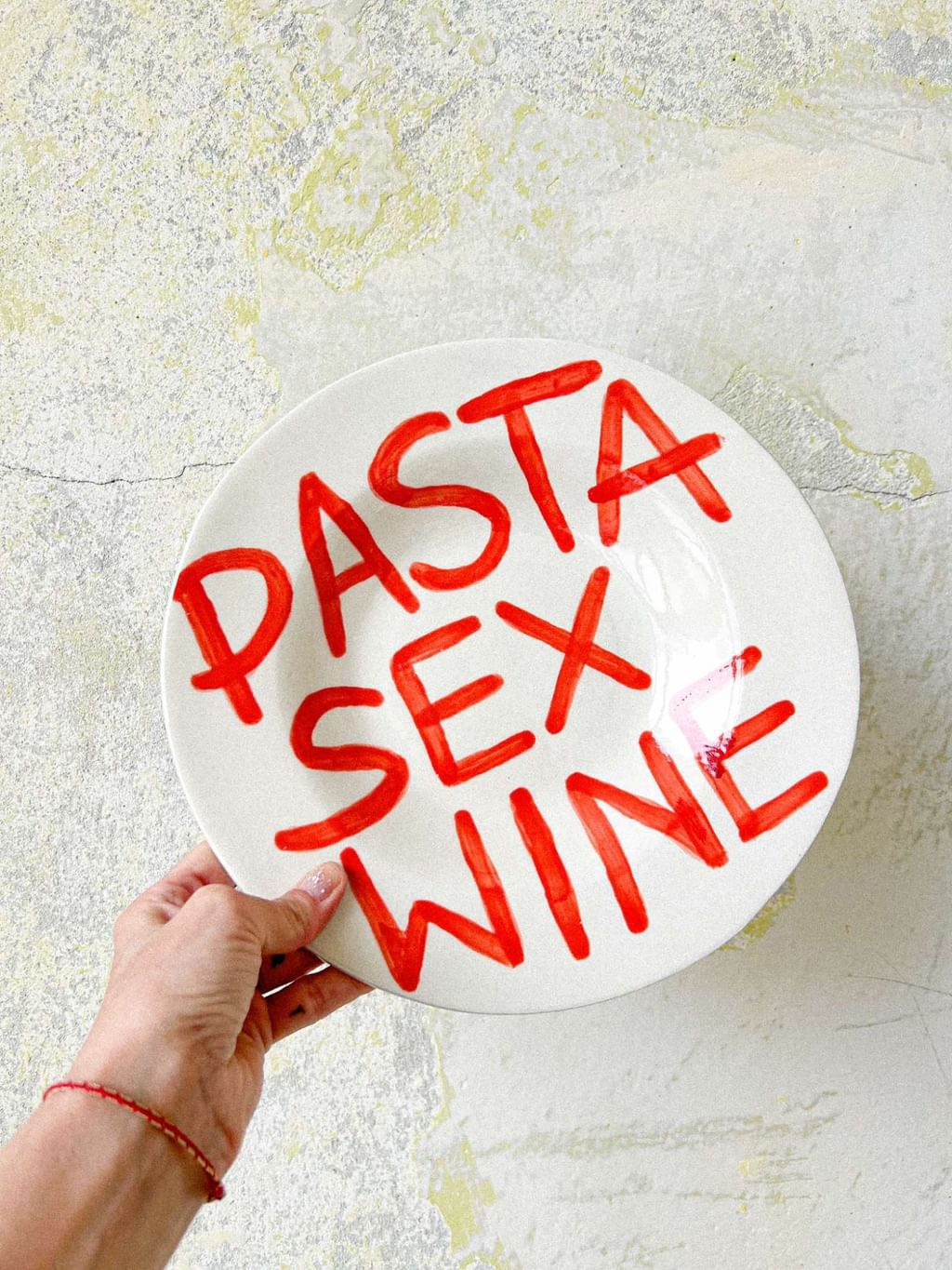 Talerz głęboki "Pasta Sex Wine" OUTLET