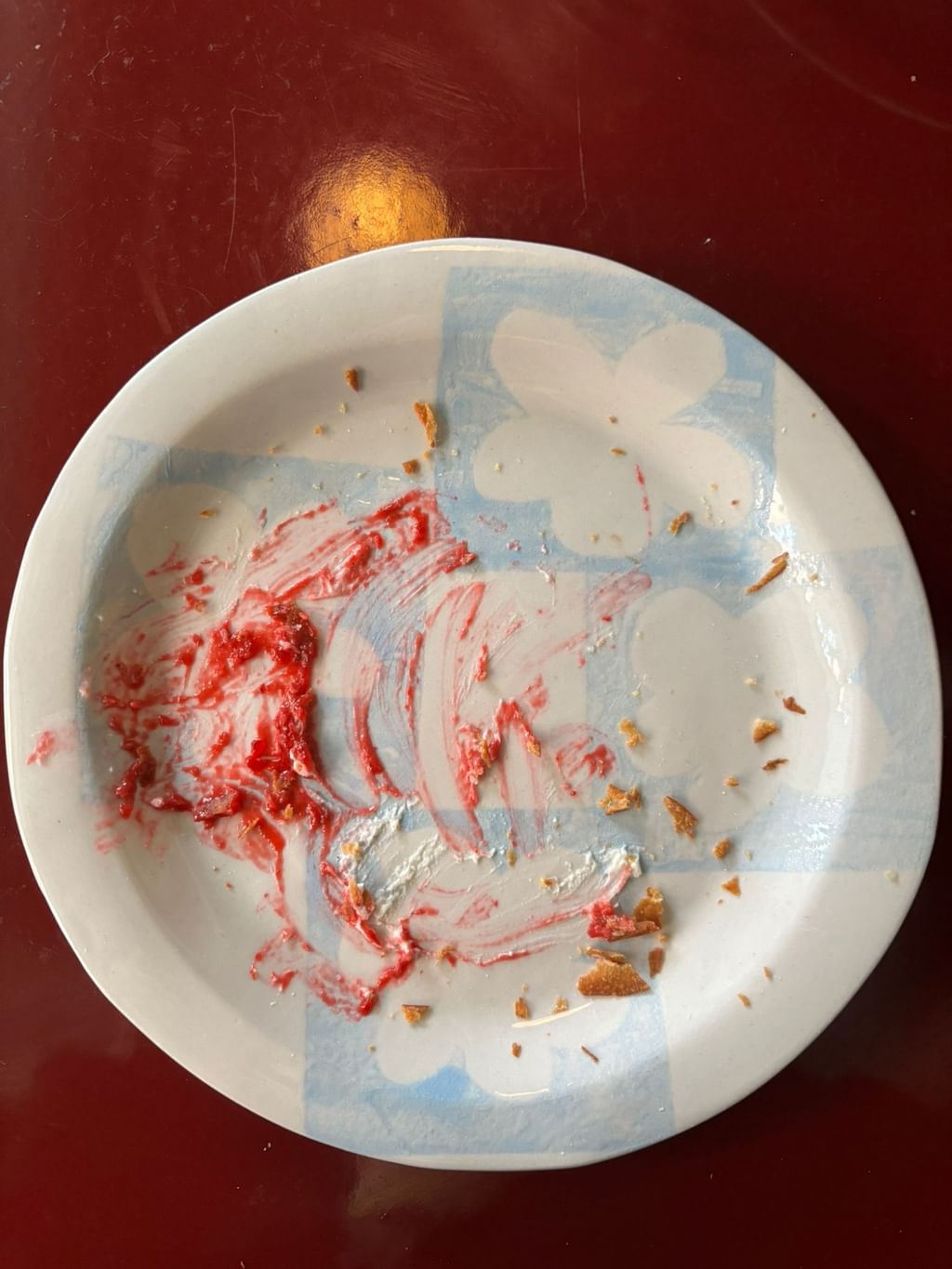 Talerz " Blue Flowers "