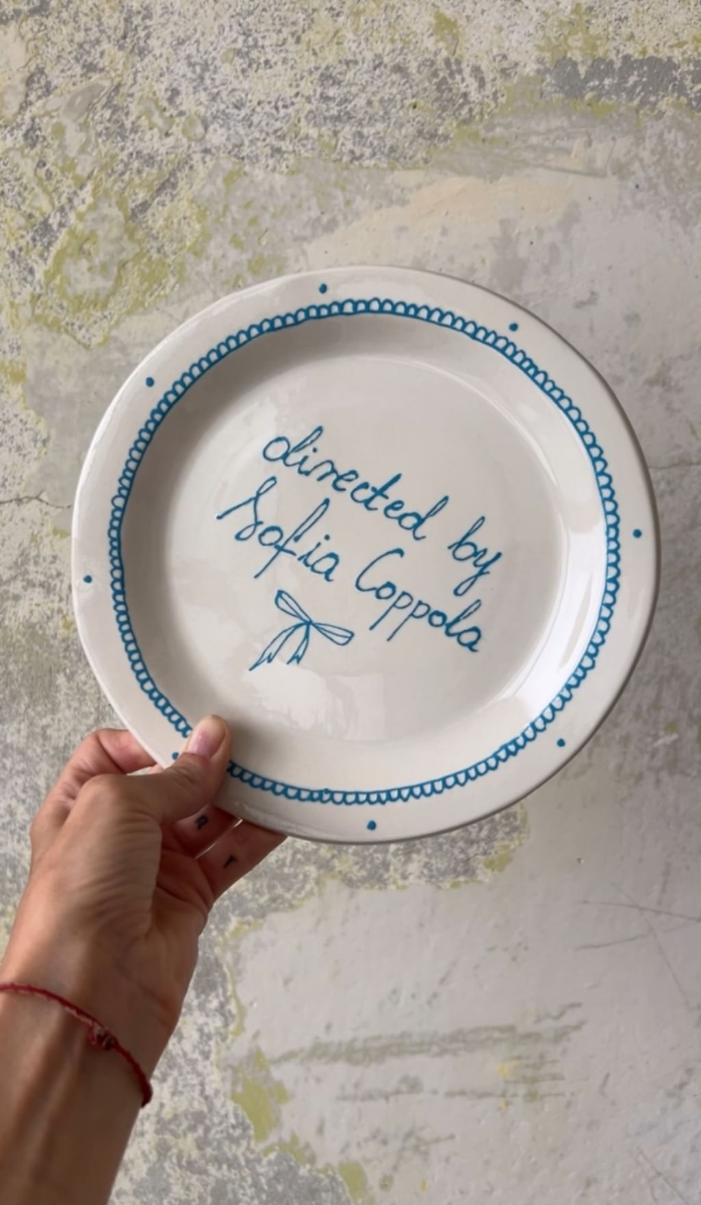 Plate " Directed by Sofia Coppola "